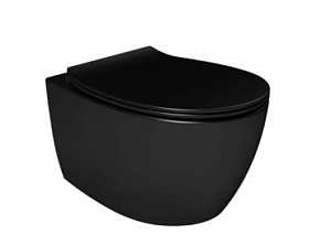 Унитаз ISVEA Sentimenti Neo подвесной 363*510*400 чёрный матовый 10AR02010SV-2N