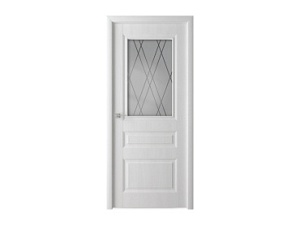 Межкомнатная дверь Каскад (ДО) Белый ясень
