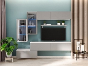 Гостиная Вента 240х35 подвесная