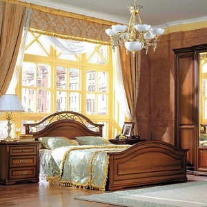 Двуспальная кровать, вариант №1 1600x2000 Джоконда орех