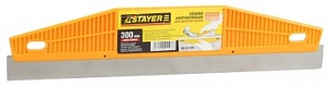 06121-30 Планка направляющая STAYER для обрезки обоев, нержавеющая сталь, 300мм